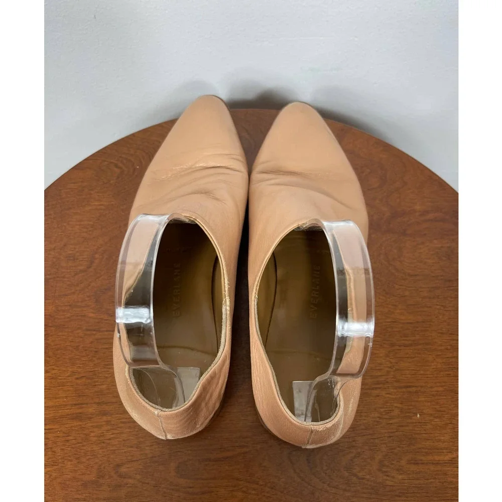 Everlane The Modern Babo Leather Flats in Blush Size 9